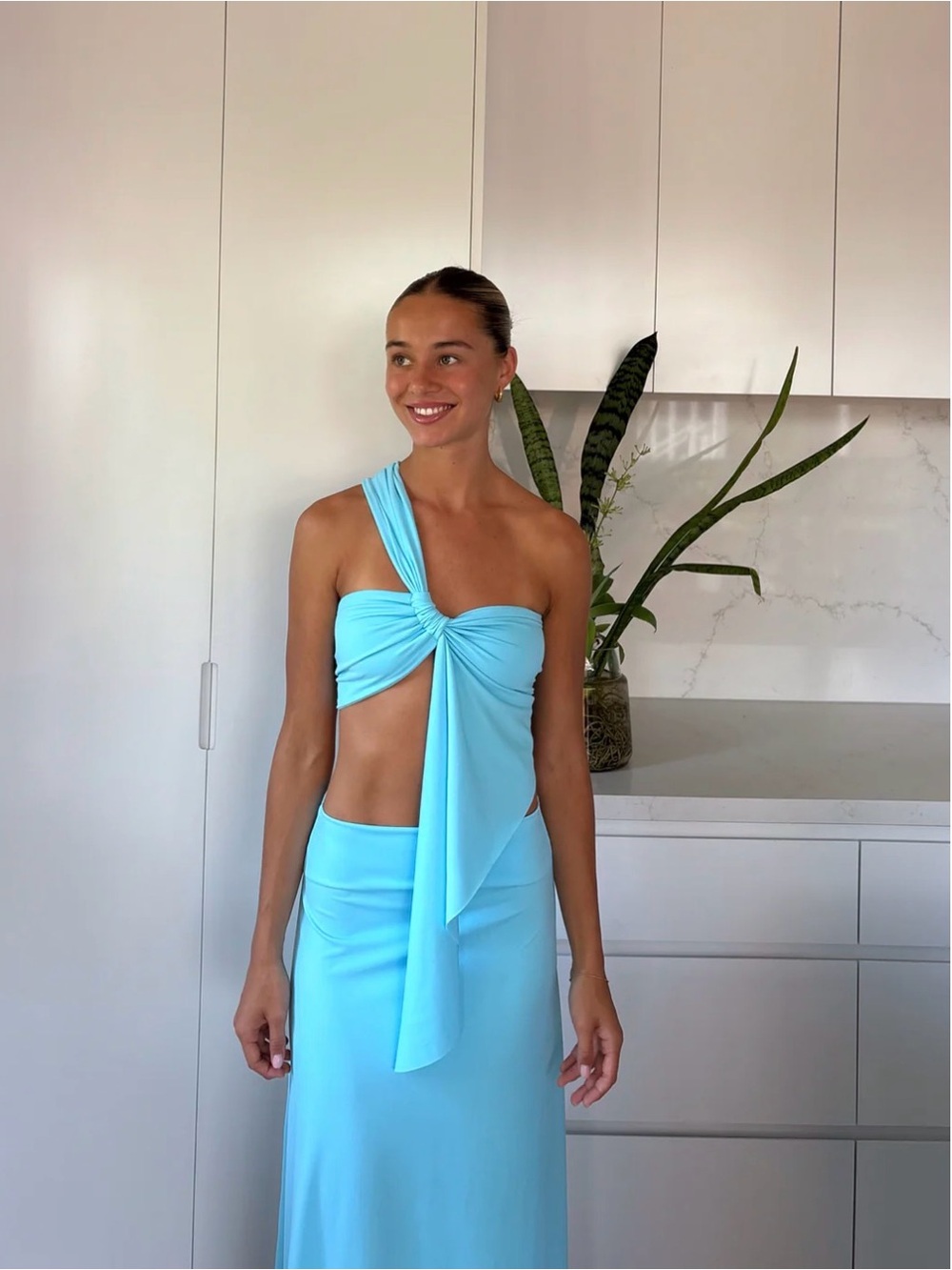 Bell maxi skirt and top set